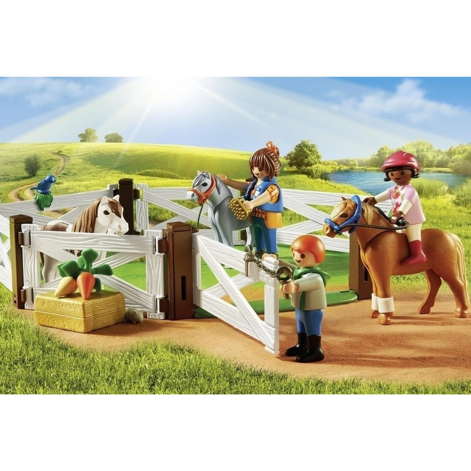 Playmobil Country Pony Farm With 2 Pony Stalls And Storage Loft 6 Playmobil Country Pony Farm With 2 Pony Stalls And Storage Loft - Image 4