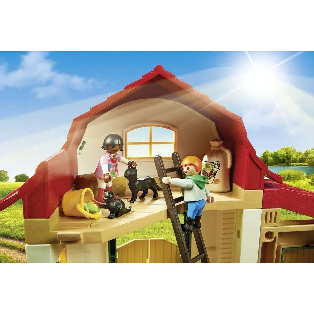 Playmobil Country Pony Farm With 2 Pony Stalls And Storage Loft 8 Playmobil Country Pony Farm With 2 Pony Stalls And Storage Loft - Image 6