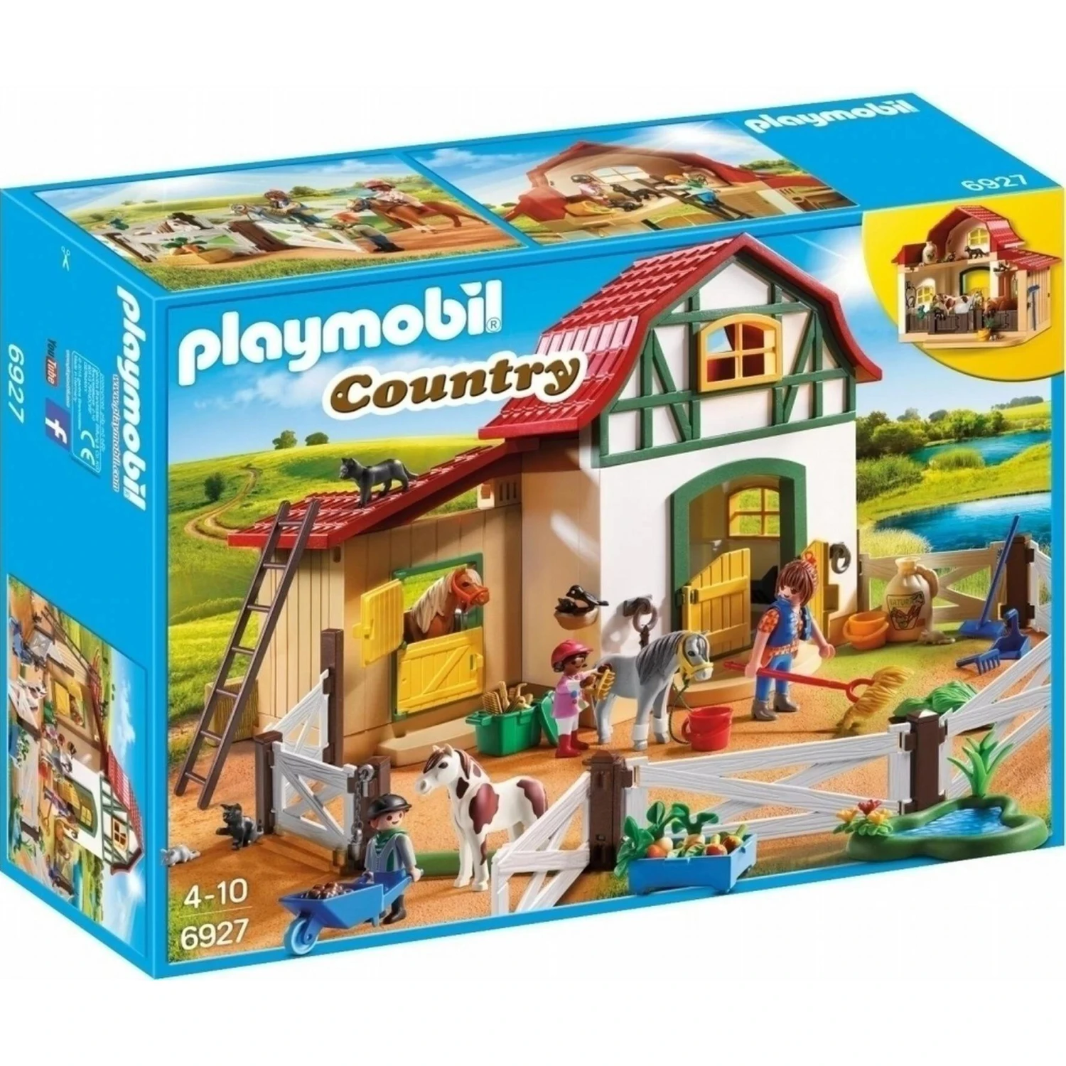Playmobil Country Pony Farm With 2 Pony Stalls And Storage Loft 4 Playmobil Country Pony Farm With 2 Pony Stalls And Storage Loft - Image 2