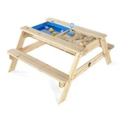 Plum Wooden Surfside Sand And Water Table - Natural