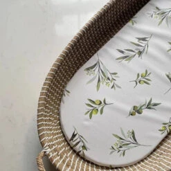 Changing Basket Mat Liner - Olive