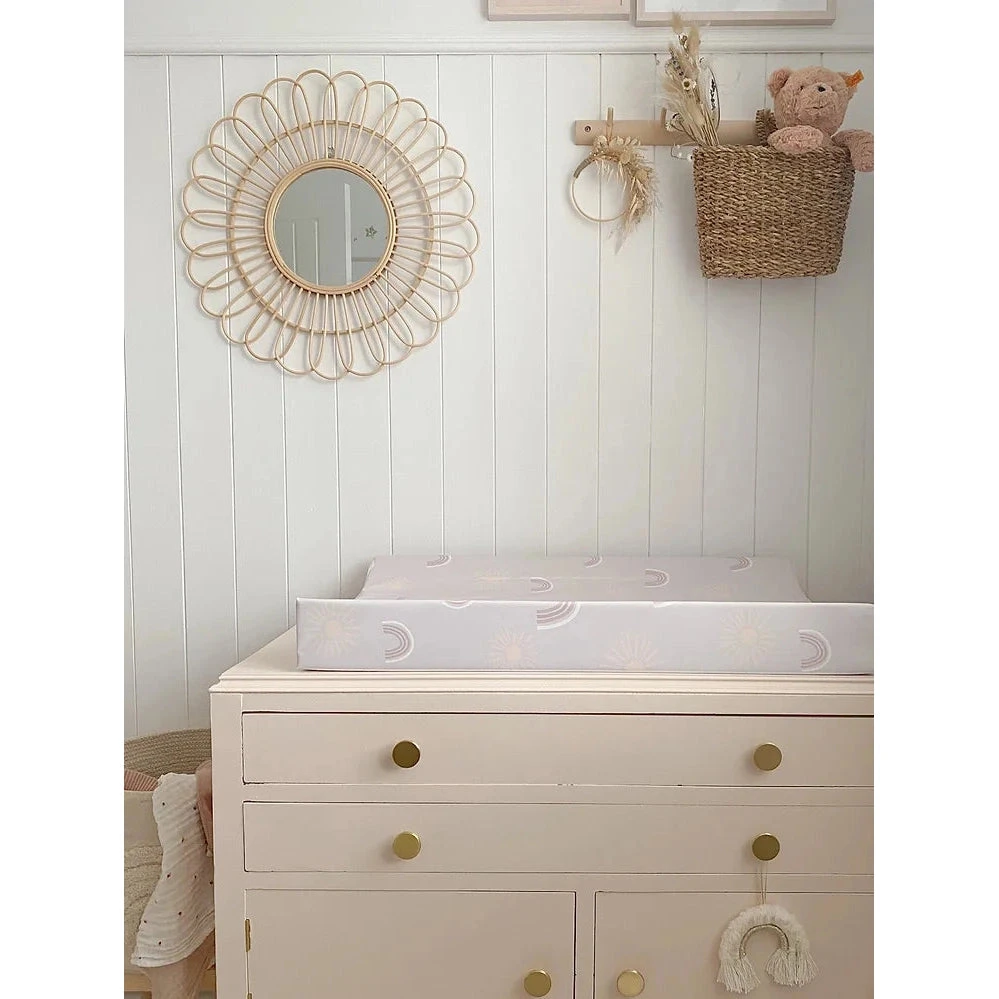 Rainbows & Sunshine Anti Roll Wedge Changing Mat 4 Rainbows & Sunshine Anti Roll Wedge Changing Mat - Image 2