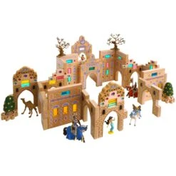 1001 Nights Building Blocks - House 3 -Little Dutch Store Regenbogenland 1001 Nights Building Blocks House 3 Wooden Blocks 8