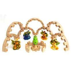 Colosseum Building Blocks In Box - Set Of 16 16 Colosseum Building Blocks In Box - Set Of 16 -Little Dutch Store Regenbogenland Colosseum Building Blocks Set of 16 in Box Wooden Blocks 2