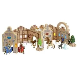 Farm Yard Building Blocks In Box - Set Of 6 -Little Dutch Store Regenbogenland Farm Yard Building Blocks in Box Set of 6 Wooden Blocks 4