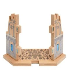 Ice Palace Building Blocks In Box - Set Of 6 -Little Dutch Store Regenbogenland Ice Palace Building Blocks in Box Set of 6 Wooden Blocks 4