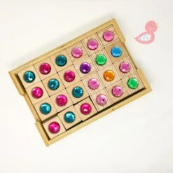 Precious Building Blocks In Box - Set Of 36 -Little Dutch Store Regenbogenland Precious Building Blocks Set of 36 in Box by Regenbogenland Wooden Blocks 7