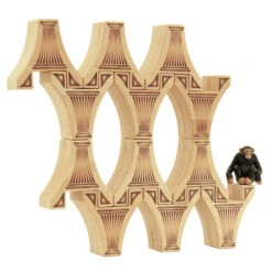 Viaduct Building Blocks In Box - Set Of 12 -Little Dutch Store Regenbogenland Viaduct Building Blocks Set of 12 in Box by Regenbogenland Wooden Blocks 2