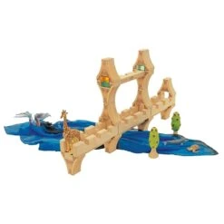 Viaduct Building Blocks In Box - Set Of 12 -Little Dutch Store Regenbogenland Viaduct Building Blocks Set of 12 in Box by Regenbogenland Wooden Blocks 5