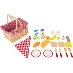 Breakfast Picnic Basket -Little Dutch Store Smallfoot Breakfast Picnic Basket Play Food 2
