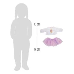 Doll's Clothes Skirt And Long-Sleeved Shirt 11 Doll's Clothes Skirt And Long-Sleeved Shirt -Little Dutch Store Smallfoot Dolls Clothes Skirt Unicorn Shirt 5