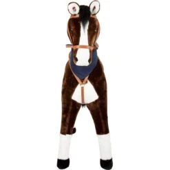 Horse XL With Sound - Brown 12 Horse XL With Sound - Brown -Little Dutch Store Smallfoot Horse XL with Sound Brown Pretend Professions Role Playing 5