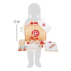 Doctor's Kit Natural Wood 11 Doctor's Kit Natural Wood -Little Dutch Store Smallfoot Natural Wooden Doctors Kit 5