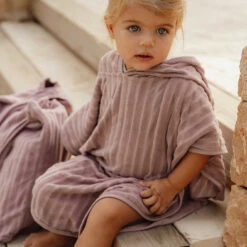 Little Dutch Beach Poncho - Mauve -Little Dutch Store TE50873020 BeachPoncho Mauve 12