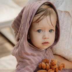 Little Dutch Beach Poncho - Mauve -Little Dutch Store TE50873020 BeachPoncho Mauve 19