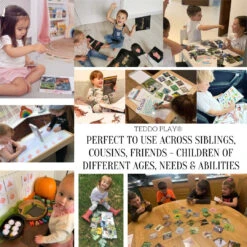 Teddo Play- Educational Learning Animal Groups (Collective Nouns) Names - Set Of 40 Learning Cards -Little Dutch Store Teddo Play Teddo Play Educational Learning Animal Groups Collective Nouns Names Set of 40 Learning Cards 7