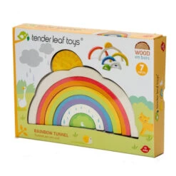 Peacock Colours & Rainbow Stacker Bundle -Little Dutch Store Tender Leaf Toys Peacock Colours Rainbow Stacker Bundle Baby Activity Toys 4