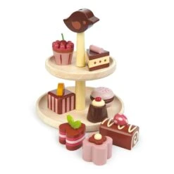 Chocolate Bonbons - Wooden Play Food -Little Dutch Store Tenderleaf Toys Chocolate Bonbons Wooden Play food 4