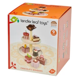 Chocolate Bonbons - Wooden Play Food -Little Dutch Store Tenderleaf Toys Chocolate Bonbons Wooden Play food 5