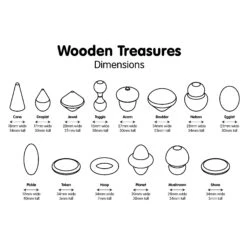 TickIT Wooden Treasures Rainbow Taster Set -Little Dutch Store TickIT Wooden Treasures Rainbow Taster Set 2