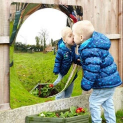 Acrylic Mirror Convex 780mm 8 Acrylic Mirror Convex 780mm -Little Dutch Store TickiT Acrylic Mirror Convex 780mm Mirror Play 3