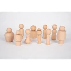 Wooden Community Figures - Pack Of 10