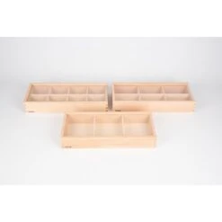 Wooden Discovery Boxes - Set Of 3 -Little Dutch Store TickiT TickiT Wooden Discovery Boxes Set of 3 2