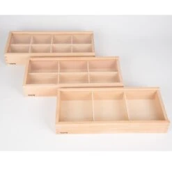 Wooden Discovery Boxes - Set Of 3 -Little Dutch Store TickiT TickiT Wooden Discovery Boxes Set of 3