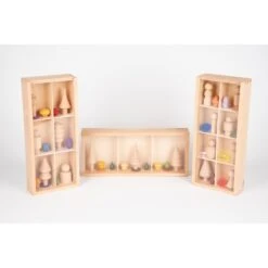 Wooden Discovery Boxes - Set Of 3 -Little Dutch Store TickiT TickiT Wooden Discovery Boxes Set of 3 6