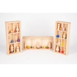 Wooden Discovery Boxes - Set Of 3 -Little Dutch Store TickiT TickiT Wooden Discovery Boxes Set of 3 7