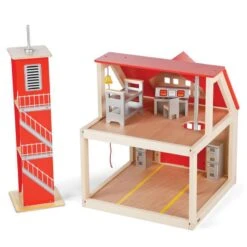 Tidlo Fire Station Set -Little Dutch Store Tidlo Tidlo Fire Station Set 2