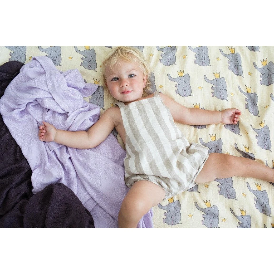 Elephant Prince - Tula Baby Blanket Set 7 Elephant Prince - Tula Baby Blanket Set - Image 5