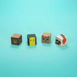 Uncle Goose Wooden Blocks - Cubelings Jungle Blocks -Little Dutch Store Uncle Goose Uncle Goose Wooden Blocks Cubelings Jungle Blocks Wooden Blocks 4