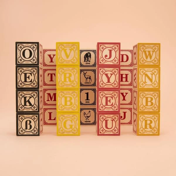 Uncle Goose Wooden Blocks - German ABC Blocks 3 Uncle Goose Wooden Blocks - German ABC Blocks