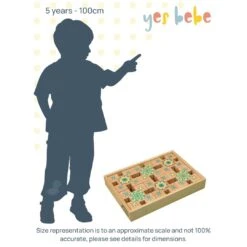 Mandalas Building Blocks In Box - Set Of 12 -Little Dutch Store VisualSizeGuide 15