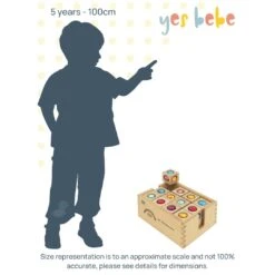 Precious Building Blocks In Box - Set Of 36 -Little Dutch Store VisualSizeGuide 42