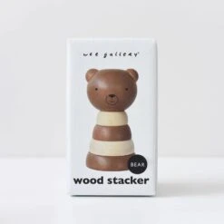 Wooden Stacker - Bear -Little Dutch Store Wee Gallery Wooden Stacker Bear Stacking Toys 10