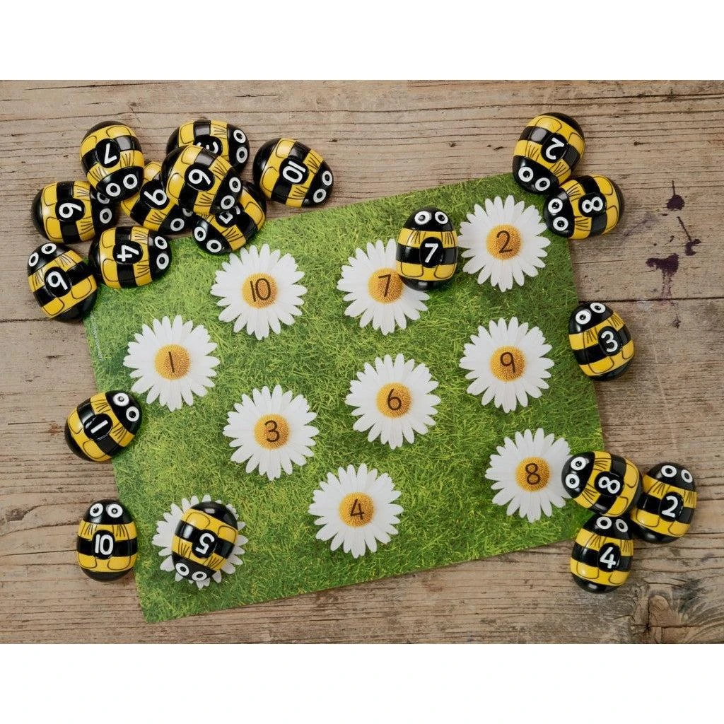 Honey Bee Early Number Cards 5 Honey Bee Early Number Cards - Image 3