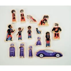 Superhero Wooden Characters -Little Dutch Store Yellow Door Superhero Wooden Characters Yellow Door 3