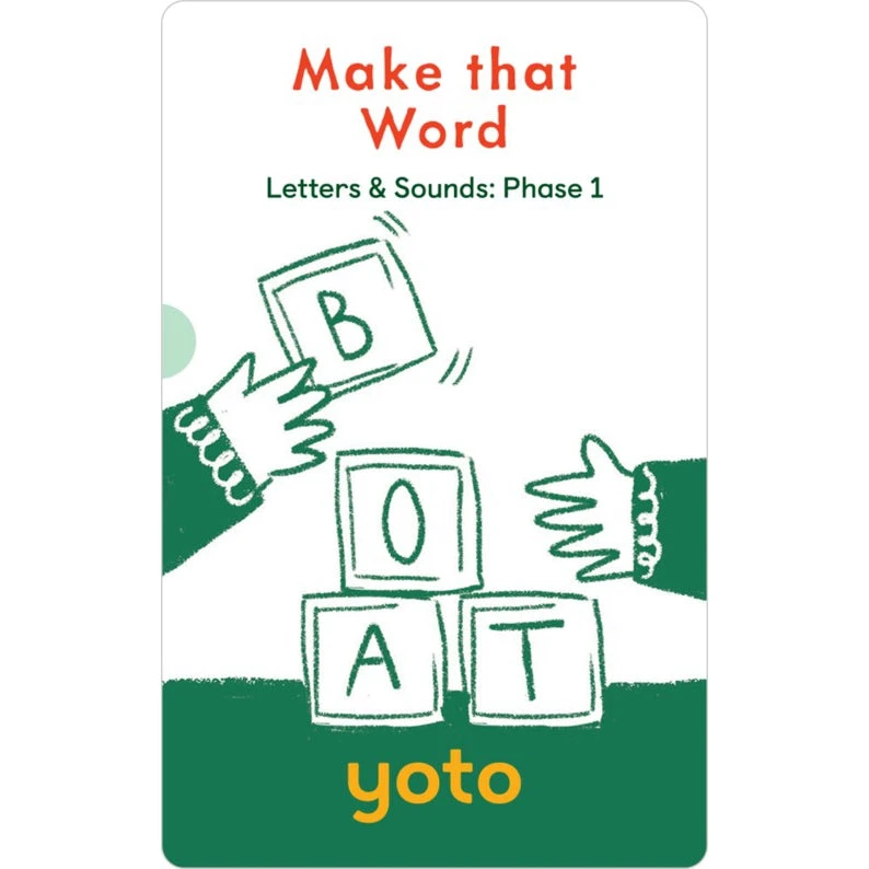 Yoto Cards - Phonics Letters And Sounds - Phase 1 4 Yoto Cards - Phonics Letters And Sounds - Phase 1 - Image 2