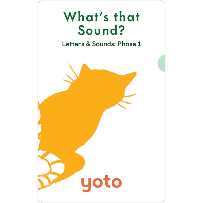 Yoto Cards - Phonics Letters And Sounds - Phase 1 9 Yoto Cards - Phonics Letters And Sounds - Phase 1 - Image 7