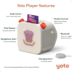 Yoto Player - Kids Audio Player - Children’s Speaker Plays Audio Cards Of Bestselling Audiobooks, Music, Educational Activities 19 Yoto Player - Kids Audio Player - Children’s Speaker Plays Audio Cards Of Bestselling Audiobooks, Music, Educational Activities -Little Dutch Store Yoto Yoto Player Kids Audio Player Childrens Speaker Plays Audio Cards of Bestselling Audiobooks Music Educational Activities 9