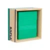 Kapla 40 Coloured Wooden Construction Blocks In A Square Box - Light Green -Little Dutch Store carres 40 12