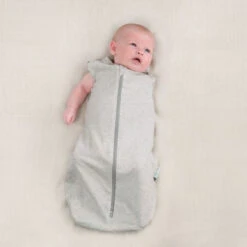 ErgoPouch - Cocoon Swaddle Bag - Grey Marle - 0.2 TOG -Little Dutch Store ergoPouch ErgoPouch Cocoon Swaddle Bag Grey Marle 0 2 TOG 4