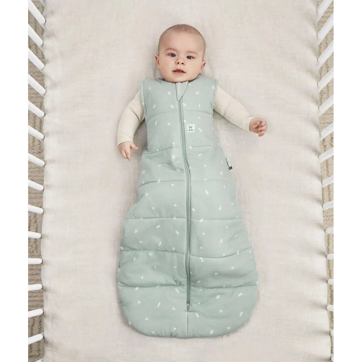 ErgoPouch - Jersey Sleeping Bag - Sage - 2.5 TOG 4 ErgoPouch - Jersey Sleeping Bag - Sage - 2.5 TOG - Image 2