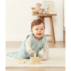 ErgoPouch - Jersey Sleeping Bag - Sage - 2.5 TOG 9 ErgoPouch - Jersey Sleeping Bag - Sage - 2.5 TOG -Little Dutch Store ergoPouch ErgoPouch Jersey Sleeping Bag Sage 2 5 TOG 4