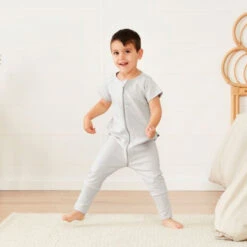 ErgoPouch - Sleep Onesie - Grey Marle - 1 TOG -Little Dutch Store ergoPouch ErgoPouch Sleep Onesie Grey Marle 1 TOG 4