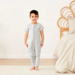 ErgoPouch - Sleep Onesie - Grey Marle - 1 TOG -Little Dutch Store ergoPouch ErgoPouch Sleep Onesie Grey Marle 1 TOG 5
