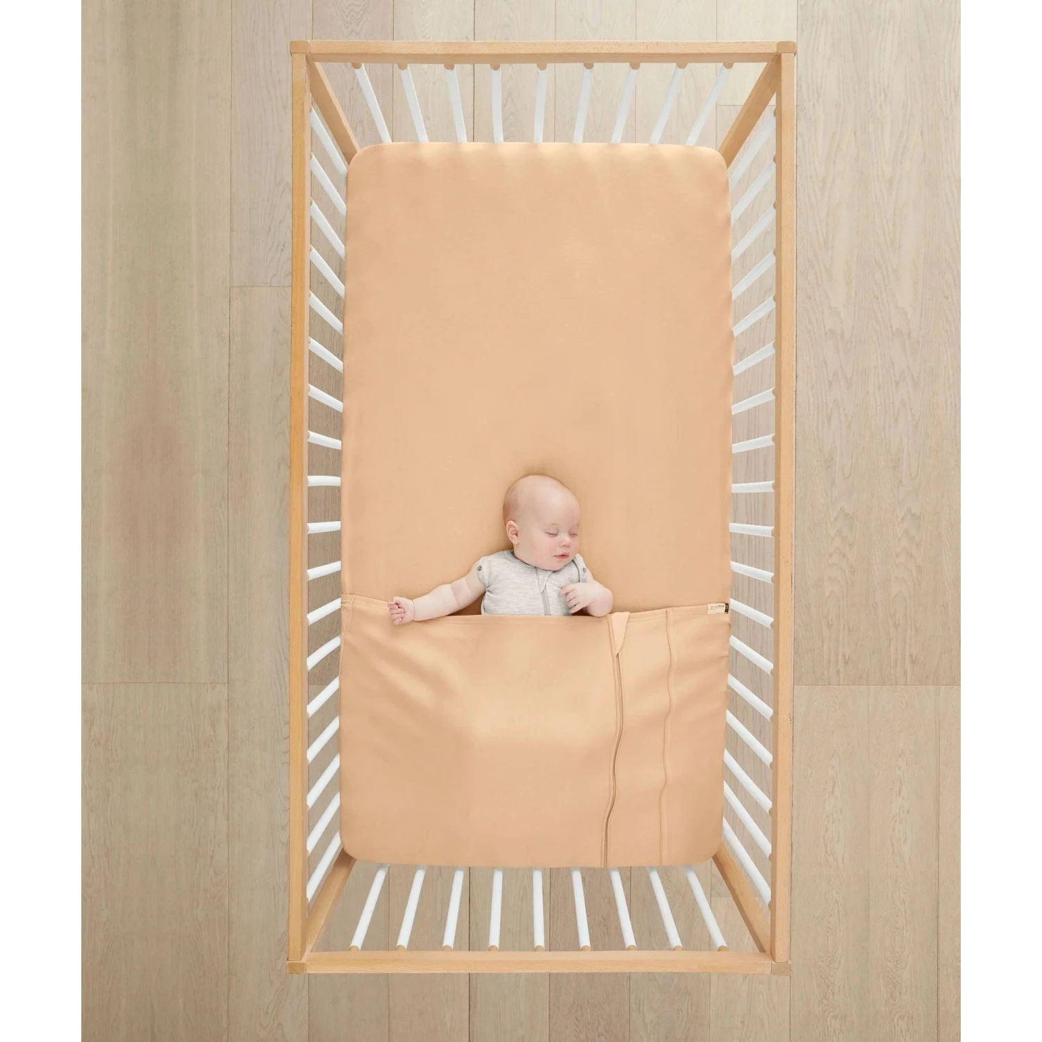 Ergopouch - Baby Tuck Sheet - Crib - Wheat 6 Ergopouch - Baby Tuck Sheet - Crib - Wheat - Image 4