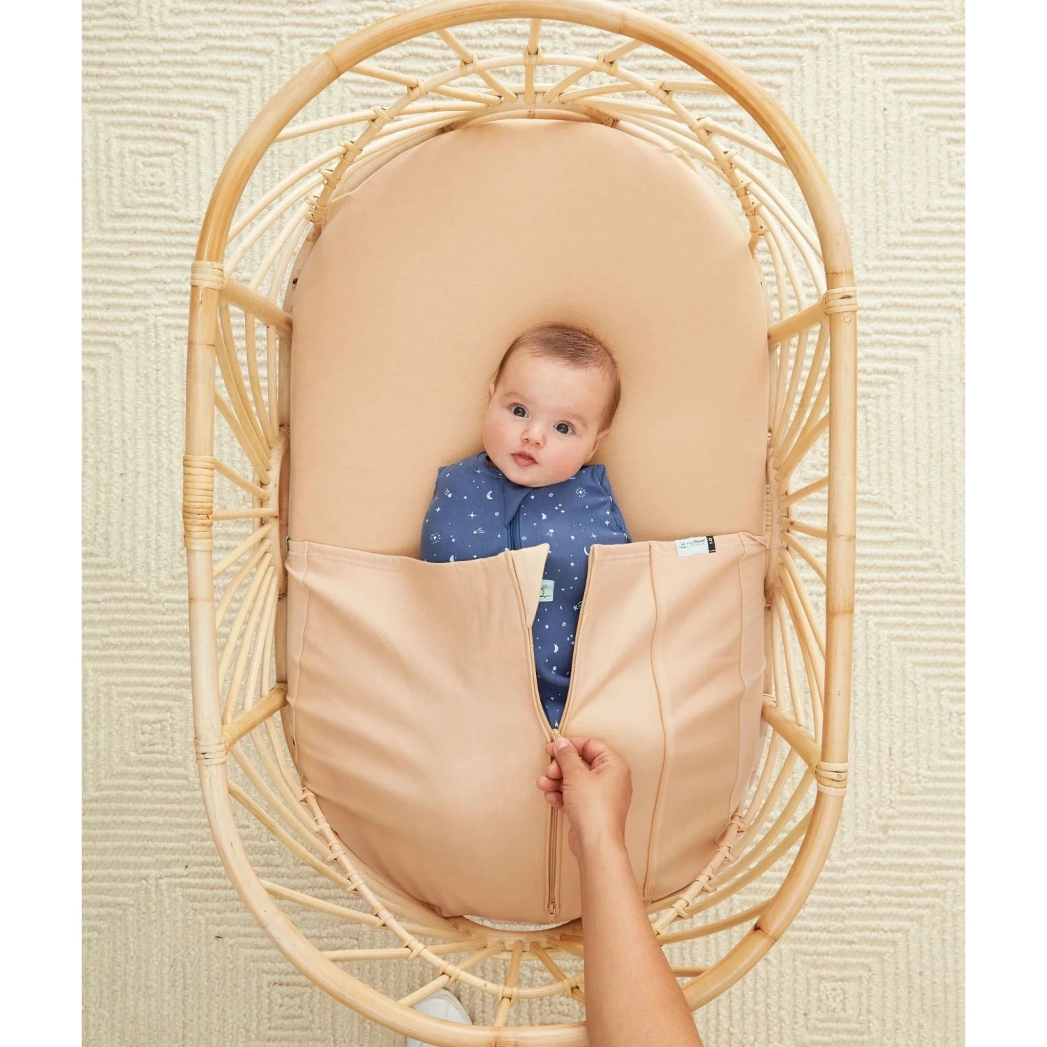Ergopouch - Baby Tuck Sheet - Crib - Wheat 7 Ergopouch - Baby Tuck Sheet - Crib - Wheat - Image 5